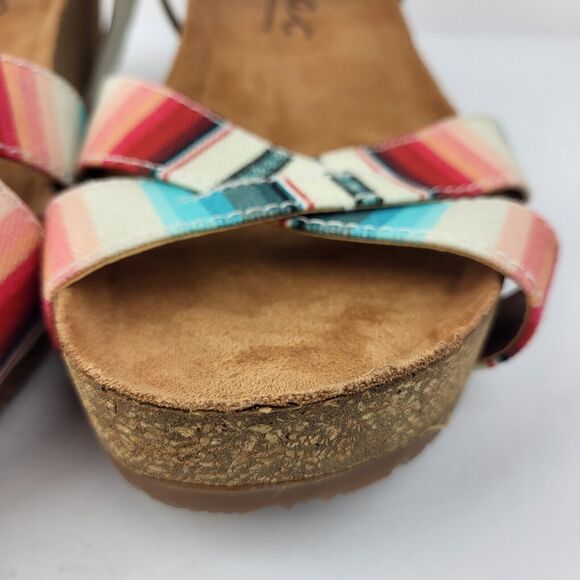 Zodiac Mabel Cork Ankle Strap Wedge Sandals - Picture 10 of 16